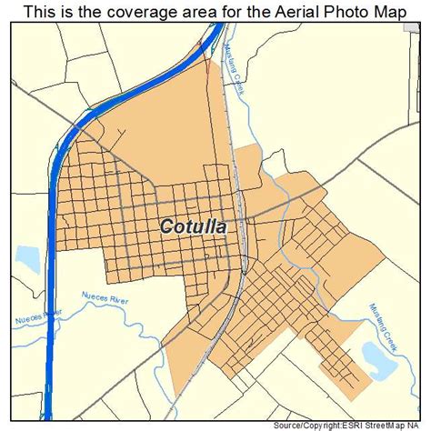 Aerial Photography Map of Cotulla, TX Texas