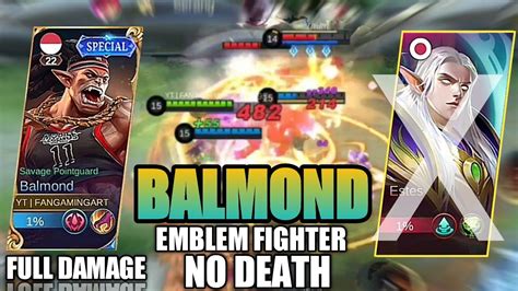 BALMOND EMBLEM FIGHTER ! FULL DAMAGE ! BUILD DEFENSE NO DEATH ! - YouTube