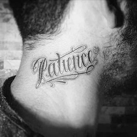 30 Patience Tattoo Designs for Men