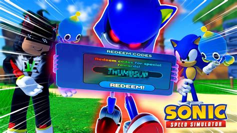 *NEW* HIDDEN CODE! (SONIC SPEED SIMULATOR) - YouTube