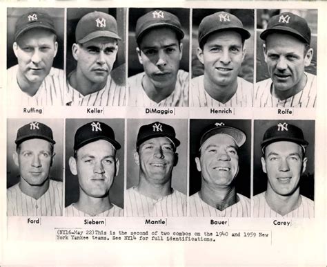 Lot Detail - 1940-59 New York Yankees Team Photos "The Sporting News ...