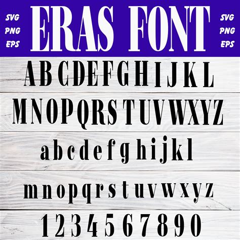 ERAS Font Very Similar to the One Used in Taylor Swift the Eras Tour Designs Taylor Swift Png ...