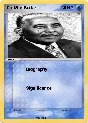 Pokémon Sir Milo Butler - Biography - My Pokemon Card