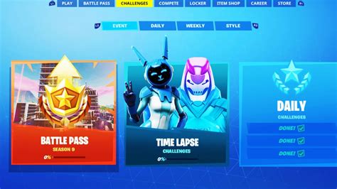 The FREE SEASON 9 BATTLE PASS in Fortnite! (SEASON 9 CHALLENGES)