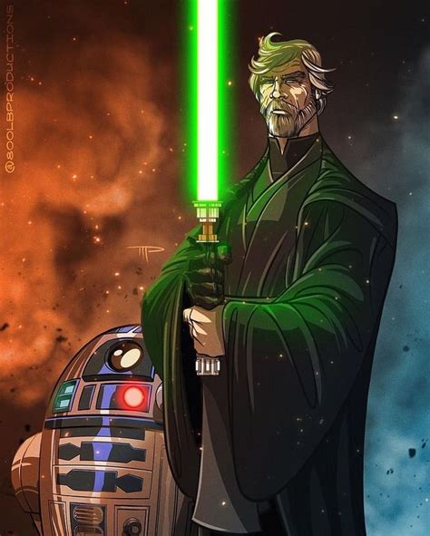 R2-D2 and Luke Skywalker artwork by Michael Pasquale | Star wars images ...