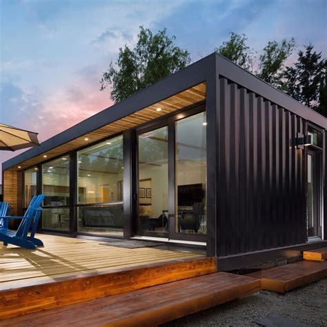 ISO90001 40 Foot Prefab Repurposed Shipping Container House