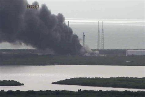 SpaceX Falcon 9 rocket explodes on launch pad