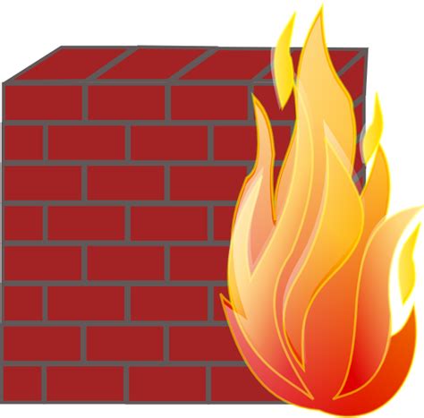 Firewall clip art (120979) Free SVG Download / 4 Vector