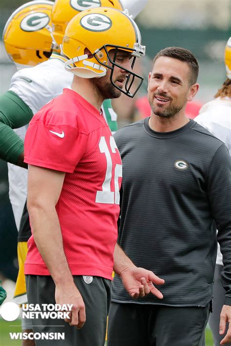 Aaron Rodgers and Matt LaFleur | Green Bay Packers | Aaron rodgers, Packers, Green bay packers