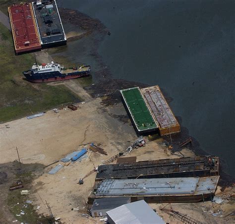 Aerial photos of Hurricane Ike damage