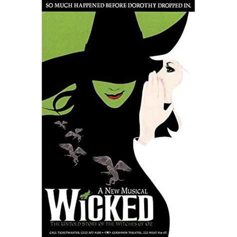 Wicked (Broadway) Movie POSTER 27 x 40 Style A - Walmart.com - Walmart.com