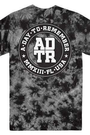 A Day To Remember | Merch Store | A day to remember, Band merch, Black tee