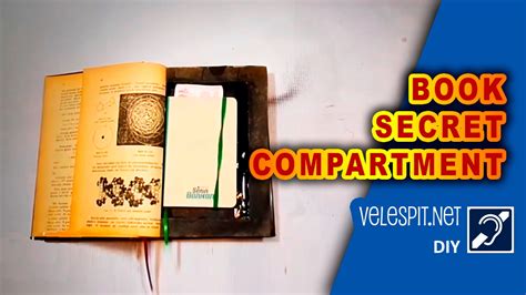 DIY Make a Book with a Secret Compartment | There is something to keep everyone - YouTube