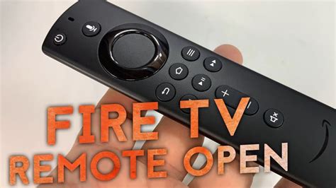 How to open the battery compartment on the Amazon Fire TV Stick 4K Remote - YouTube in 2021 ...