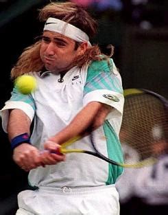 Waka Tennis: andre agassi wig