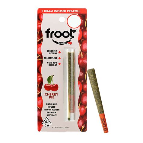 Froot Infused Preroll – Cherry Pie 1g – Chyll.com