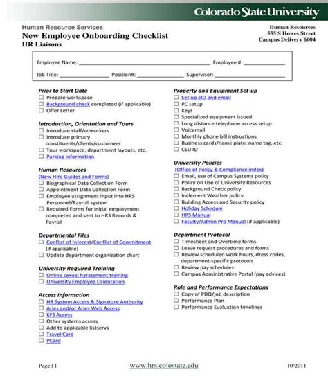 FREE 7+ Employee Onboarding Checklist Forms in PDF | MS Word | Excel