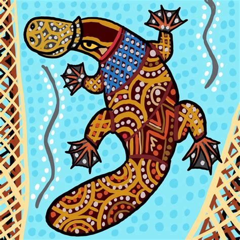 Aboriginal Art #Australia #aboriginalart #platypus | Mike Paul Digital ...