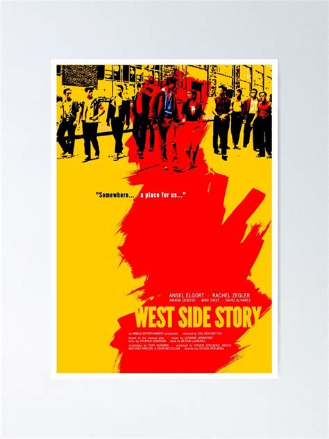 "West Side Story (2021) - Movie poster design" Poster for Sale by ...