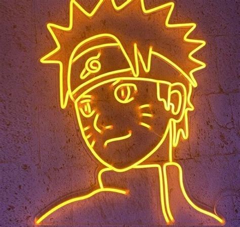 Naruto Neon Sign. Neon Sign Naruto. Anime Neon Signs. Anime | Etsy