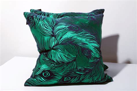 peacock pillows | Rustic linen, Peacock pillow, Pillows