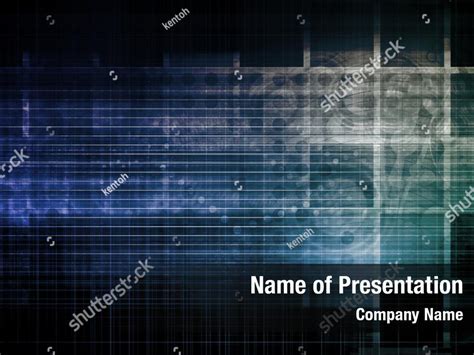Technology data cyber security PowerPoint Template - Technology data cyber security PowerPoint ...