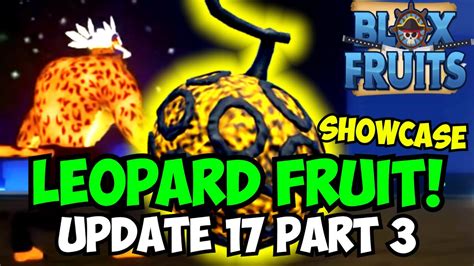 New Leopard Fruit Showcase | Blox Fruits Update 17 Part 3 - YouTube