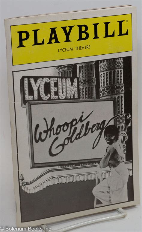 Playbill Magazine: Whoopi Goldberg; vol. 3, #3, Dec. 17, 1984: Lyceum Theatre by [Goldberg ...