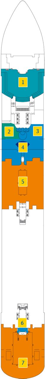 Costa Diadema Deck plan & cabin plan