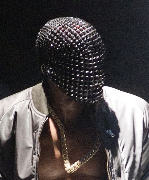 Kanye West Mask, Yeezus Tour, Maquillage Halloween, Headgear, Headdress, Costume Design ...