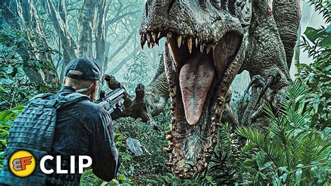 Hunting The Indominus Rex - Camouflage Scene | Jurassic World (2015 ...