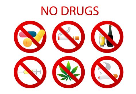 No Drugs Vectors - Download Free Vector Art, Stock Graphics & Images