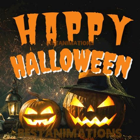 Scary Pumpkins Happy Halloween Gif