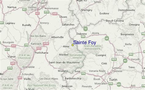 Sainte Foy Ski Resort Guide, Location Map & Sainte Foy ski holiday accommodation