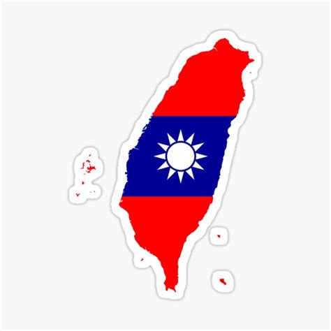 "Flag of Taiwan" Sticker by national-flags | Redbubble