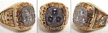 Peter Pocklington's 1987 Edmonton Oilers Stanley Cup Championship Ring