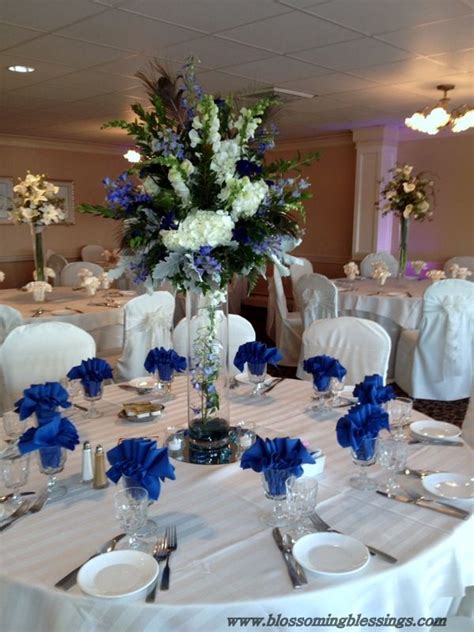 Royal Blue Wedding Royal Blue Centerpieces, Royal Blue Wedding Decorations, Blue Wedding Flowers ...