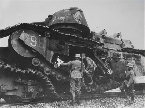 Asisbiz French Army Char 2C or FCM 2C heavy tank destroyed during ...