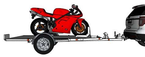 Trailer plans, Free trailer, Motorcycle trailer