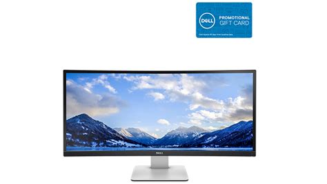 This Dell 34-Inch Curved Monitor Is $250 Off, Includes a $100 Gift Card ...