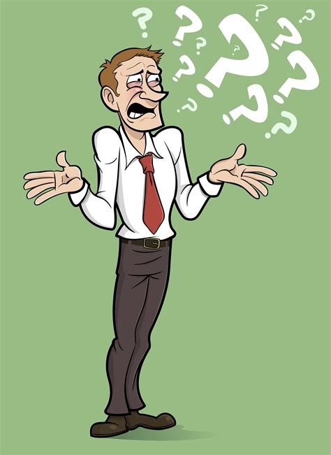 Free Confused Cartoon Man, Download Free Confused Cartoon Man png images, Free ClipArts on ...