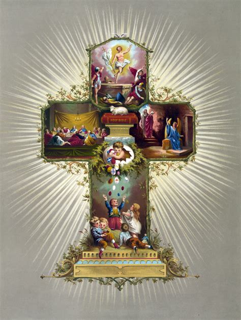 Tarjeta religiosa cruzada de Pascua Stock de Foto gratis - Public Domain Pictures