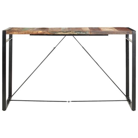 vidaXL Bar Table 180x90x110 cm Solid Reclaimed Wood - Wood Factory Furniture
