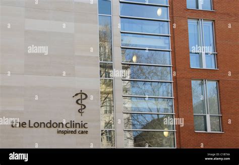 The London Clinic building on Devonshire Place and Marylebone Road London England UK Stock Photo ...