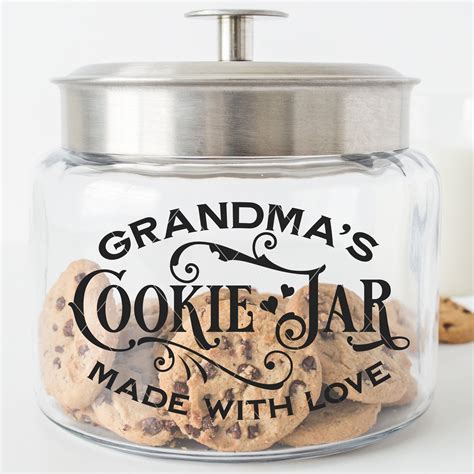 Cookie Jar SVG File With Name Variations – Board & Batten Design Co.