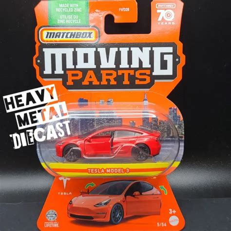 MATCHBOX TESLA MODEL 3 (2023 Moving Parts) $4.95 - PicClick