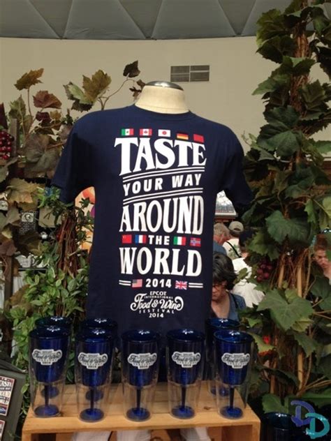 A Look At Merchandise For 2014 Epcot International Food & Wine Festival ...