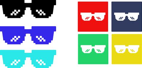 Glasses Pixel Illustration Stock Illustration - Download Image Now - iStock