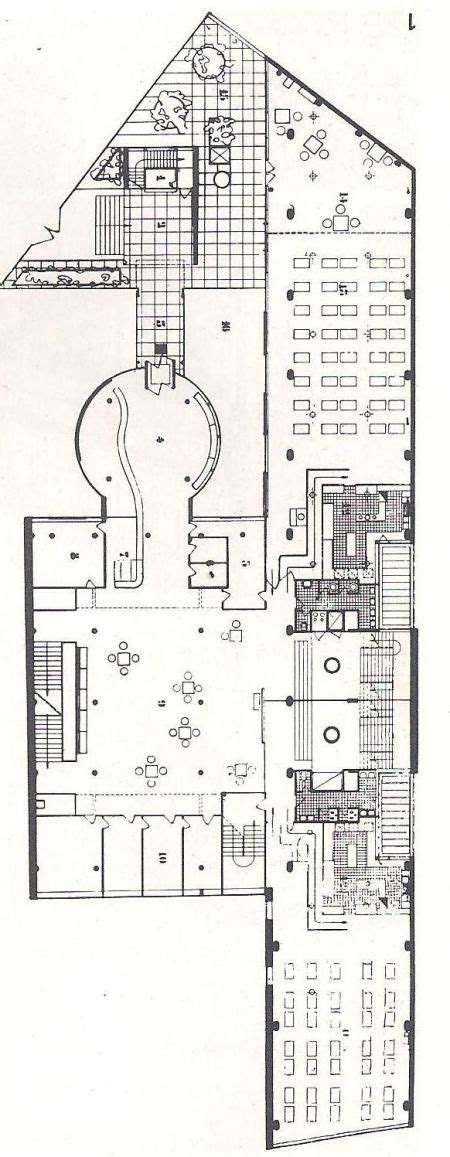 Le corbusier’s typical “floor plan for the “cite the refuge” -1929 | Le corbusier architecture ...