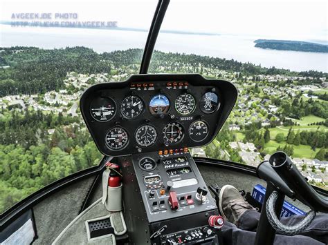 A Peek Into the Robinson R44 Raven II Cockpit... | I always … | Flickr